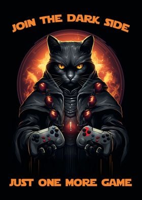 Funny Cat Gamer