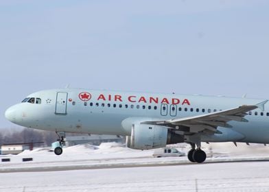 Air Canada A320 takeoff