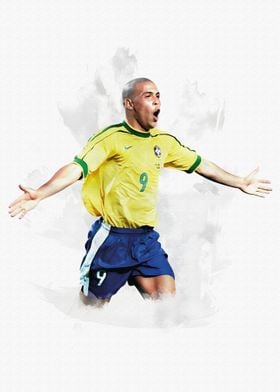 Ronaldo R9 Brazil Portrait