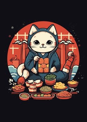 Japanese Cat Chef