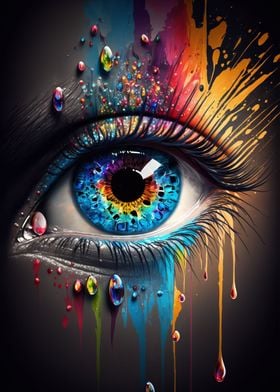 Watercolor Eye Art