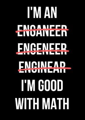 Engineer good with math