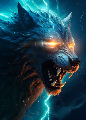Epic Dark Wolf