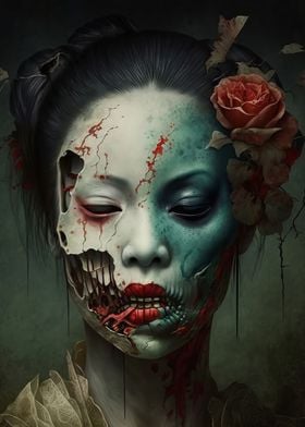 Geisha zombie