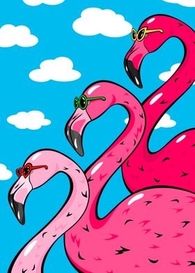 Summer fun and flamingos