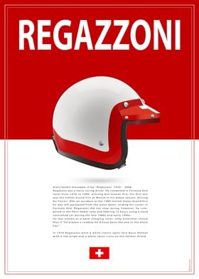 Clay Regazzoni Racing Helm