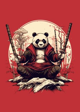 panda samurai japan