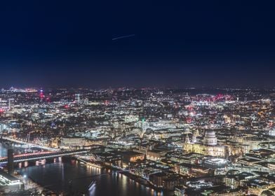 London Cityscape by Night