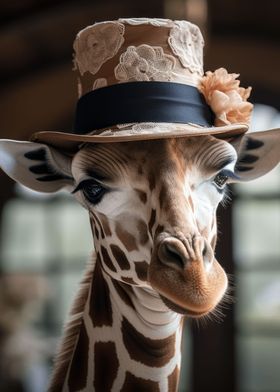 Elegant Giraffe portrait