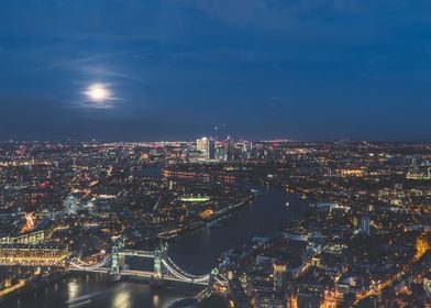 London Cityscape by Night