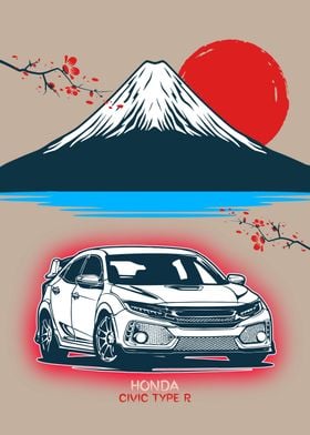 honda mountain fuji civic 