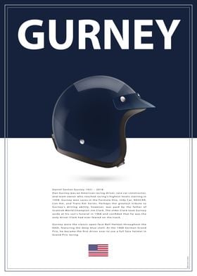 Dan Gurney Racing Helmet