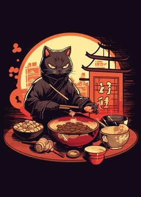 Japanese Cat Chef