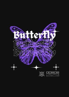 purple butterfly 