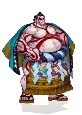 Traditional Japanese Sumo