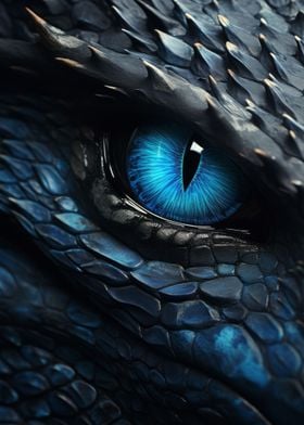 Dragon Eyes ' Poster, picture, metal print, paint by MatiasCurrie, Displate