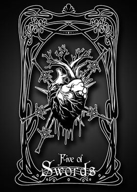 Tarot Five of Swords