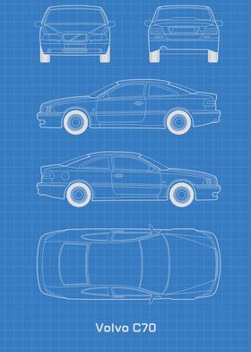 Volvo C70 Blueprint