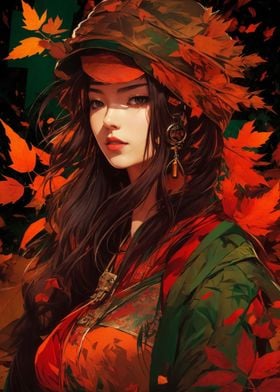 Japanese Autumn Women
