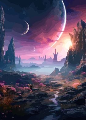 Planet Paradise Landscape