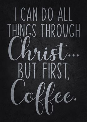 Christ and Coffee Funny