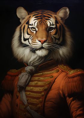 Tiger King Animal painting