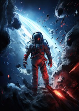 Astronaut in space