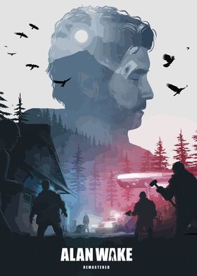 Alan Wake Poster for Sale by walterteep