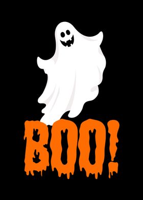 Boo Minimalist Halloween