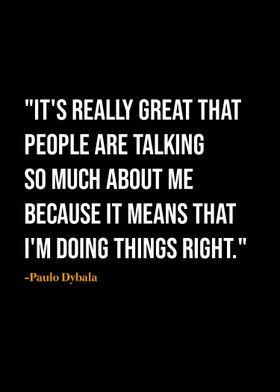 Paulo Dybala quotes 