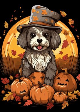 Cute Dog Halloween