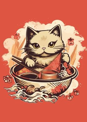 Japanese Cat Chef