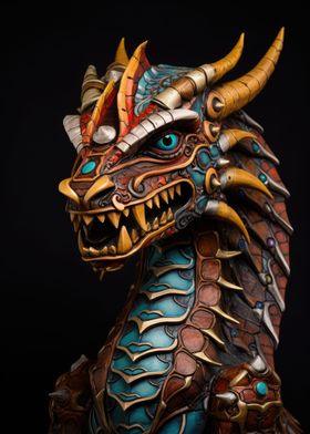 Dragon Folk Art