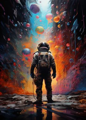 Astronaut Surreal View