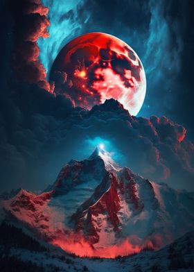 Snowy Mountain and RedMoon