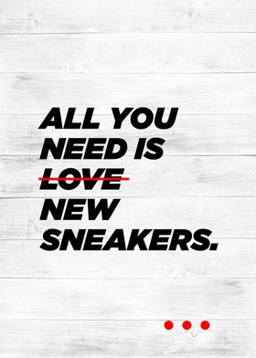 all you need is sneakers