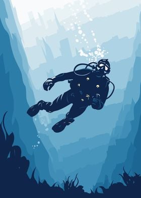 Diver Diving