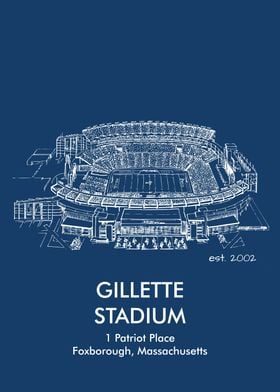 GILLETTE STADIUM PORTRAIT