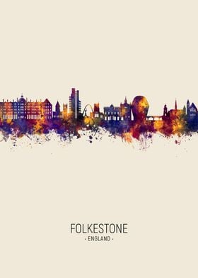 Folkestone Skyline England