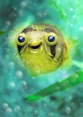 Spiky the puffer fish