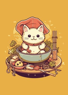 Japanese Cat Chef