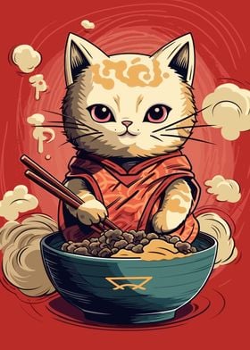 Japanese Cat Chef