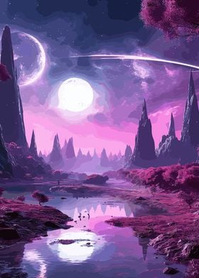 Planet Paradise Landscape