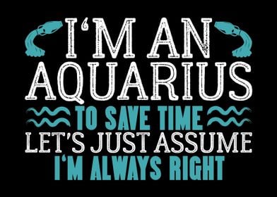 Aquarius Joke Zodiac Water