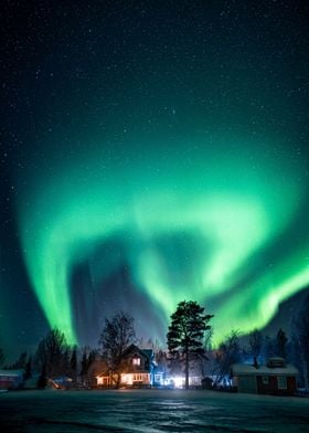 The lonely arctic house