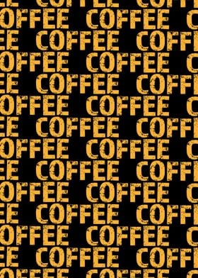 Seamless Coffee Poster