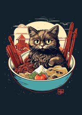 Japanese Cat Chef