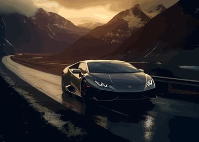 Black Lamborghini Huracan