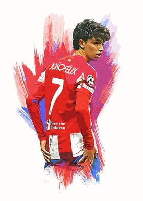 Joao Felix Football Poster