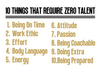 Require Zero Talent